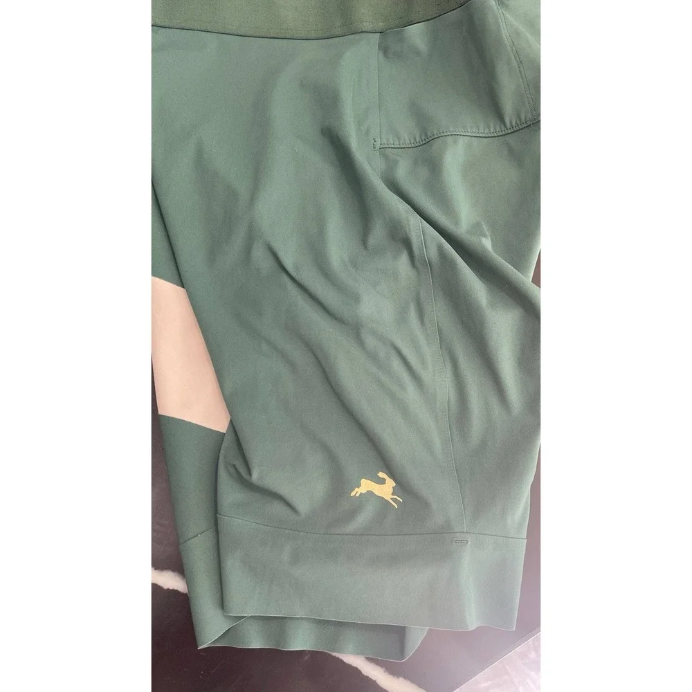 Tracksmith Allston Running Half Tights Green Sash Compression Shorts Size XS